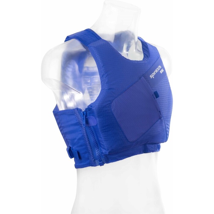 2024 Spinlock Junior Flgel Seite Reiverschluss 50n Auftriebshilfe Dwbascb - Blau